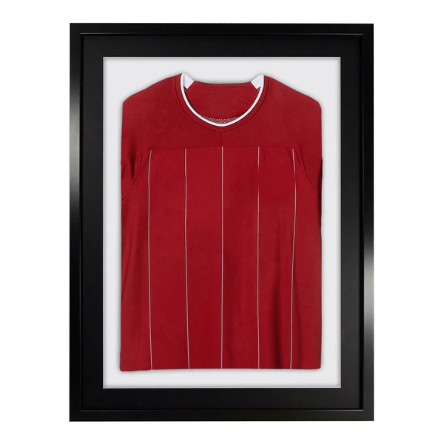 Sports Shirt Framing - Black Frame/Black Mount/White Backboard