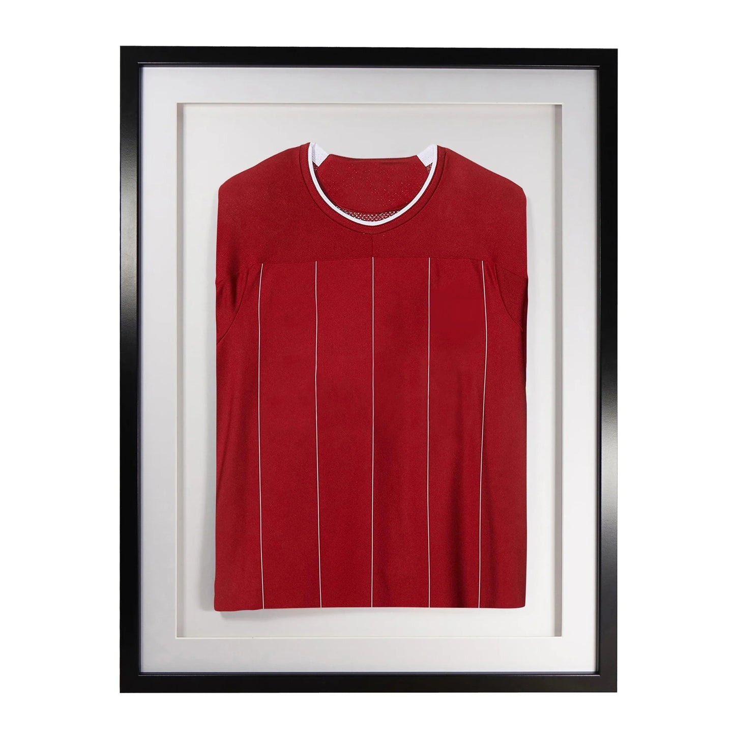 Sports Shirt Framing - Black Frame/ White Mount / White Back Board