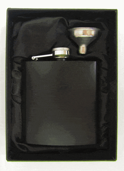 6oz Hip Flask gift box (with engraving)