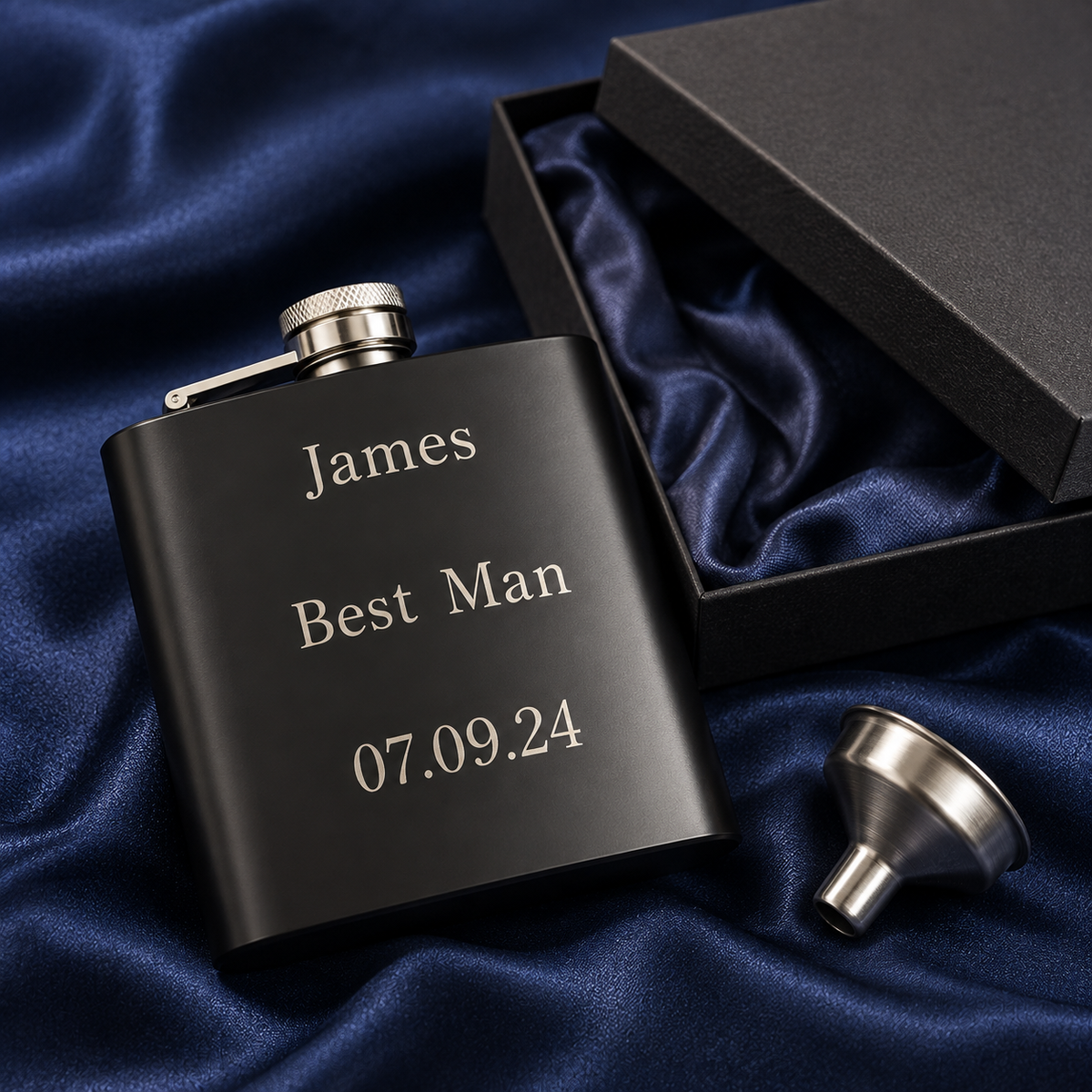 6oz Hip Flask gift box (with engraving)